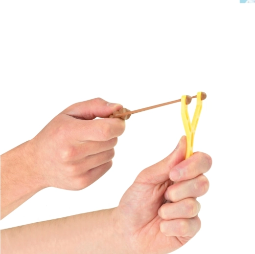 Einfaches Spannen des Gummibands