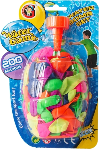 Wasserbomben mit Pumpe – 200 Stück