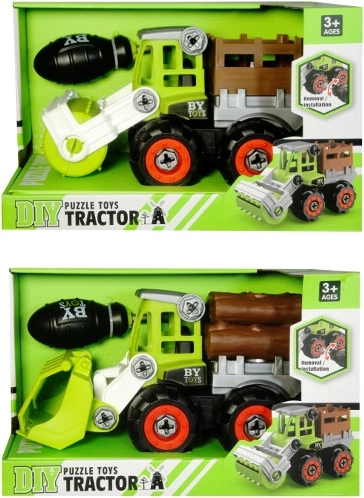 Bausatz eines landwirtschaftlichen Fahrzeugs für Kinder