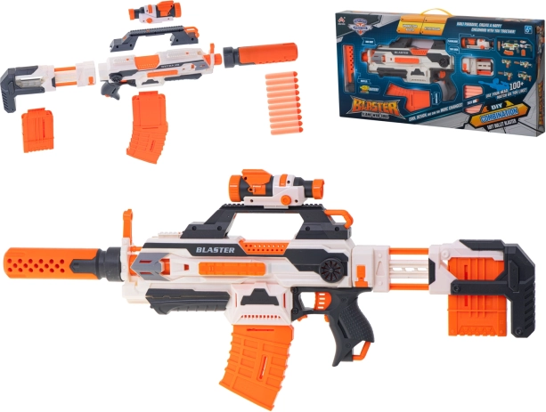 Blaster modularer Maschinenpistole 4-in-1 + 30 Pfeile