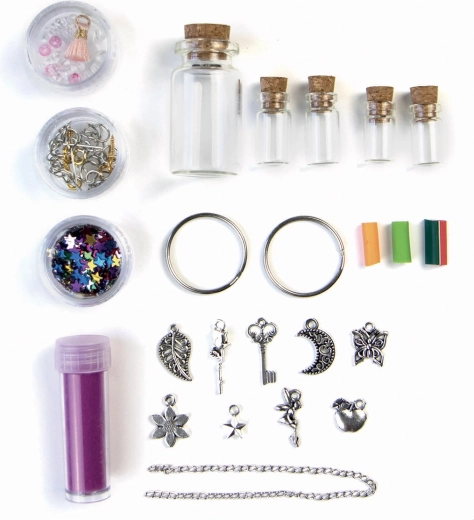 Kreativset zur Herstellung von Schmuck aus Mini-Fläschchen