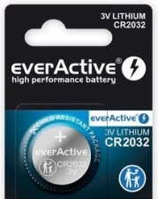 Lithium-Knopfzellenbatterien EverActive CR2032