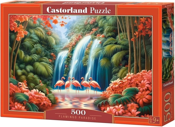 Castorland Puzzle exotische Welt der Flamingos 500 Teile