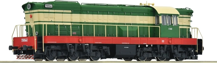 Roco Diesellokomotive T 669.0107 ČSD Čmelák