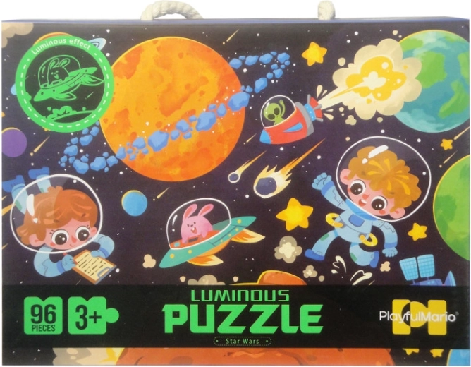 Puzzle mit 96 Teilen, leuchtet im Dunkeln