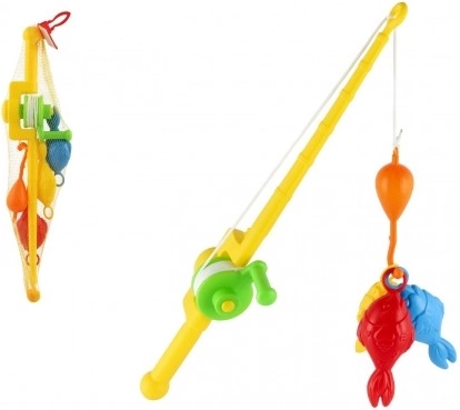 Kinderspielzeug Angler-Set mit Rute 50 cm im Netz