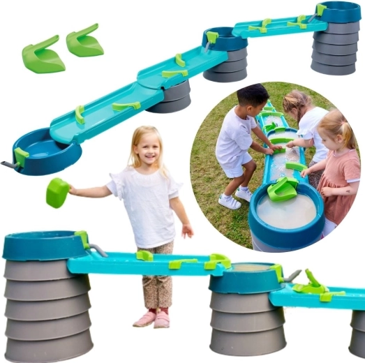 Wasserbahn AquaPlay Mudway Flow mit 39 Teilen