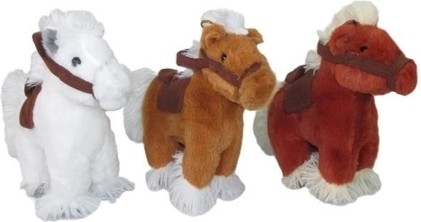 Plüschpferd mit Sound 20 cm
