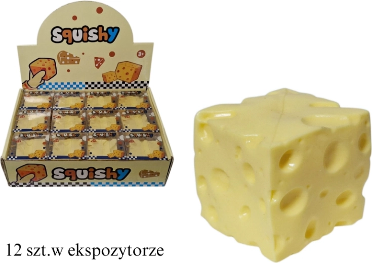 Anti-Stress-Knetball Käse mit Vaseline-Füllung