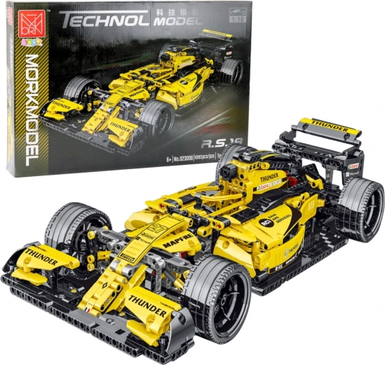 Konstruktionsset Rennwagen R.S.18 1:10 gelb (1093 Teile)