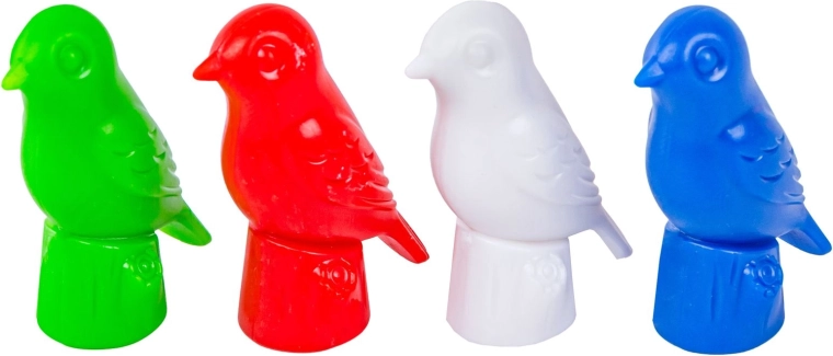Bunte Vögel und kompakter Spielplan