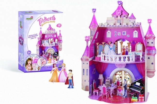 3D-Puzzle Prinzessinnen-Geburtstag