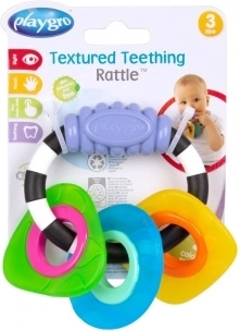 Playgro Beiß- und Rasselspielzeug mit Formen für Babys