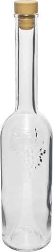 Glasflasche DOLCETO 500 ml mit Korken