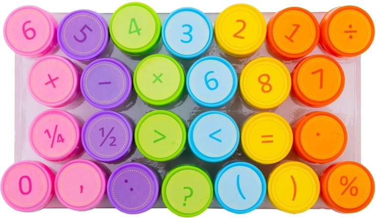 Duftende Stempel – Zahlen, 26 Stk.