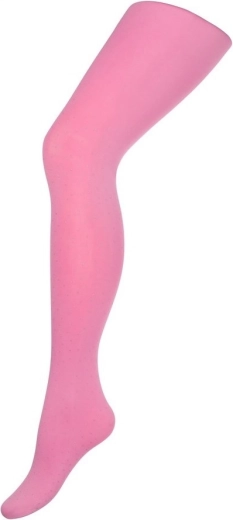 Kinder-Baumwollstrumpfhose New Baby rosa mit Punkten
