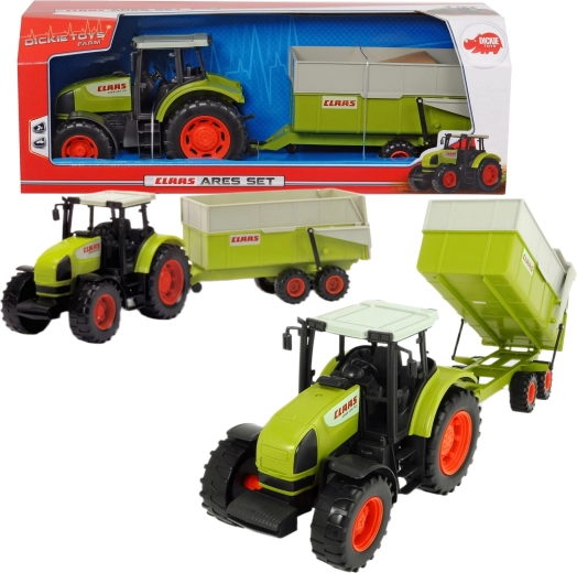 Dickie Traktor Claas Ares mit Kippanhänger 55 cm