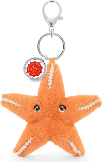 Plüsch-Taschenanhänger Seestern 12 cm