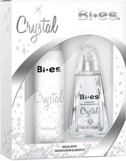 Geschenkset für Frauen BI-ES Crystal – Eau de Parfum 100 ml + Deodorant 150 ml