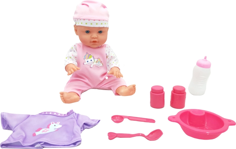 Baby mit Zubehör
