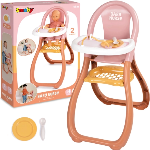 Smoby Baby Nurse Hochstuhl für Puppen