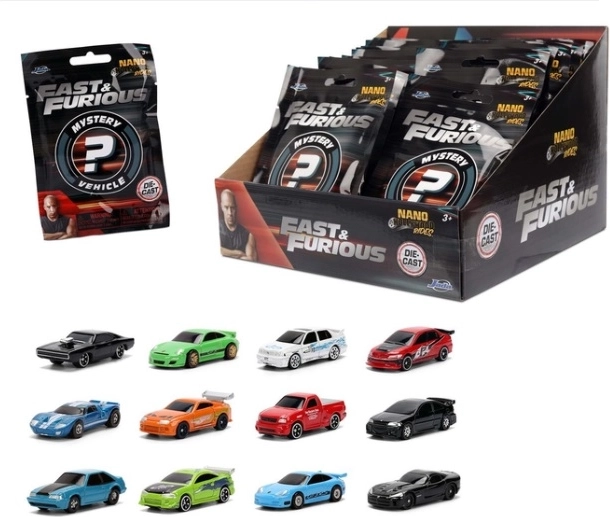 Jada Fast & Furious Nano-Auto 4 cm (Blind Bag) – 1 Stück