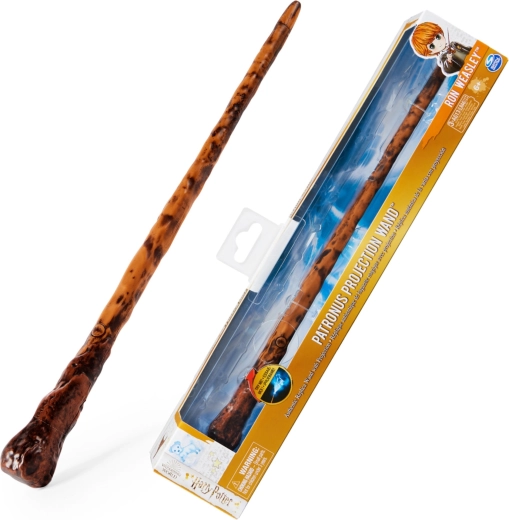 Harry Potter Zauberstab von Ron Weasley mit Patronus-Projektion