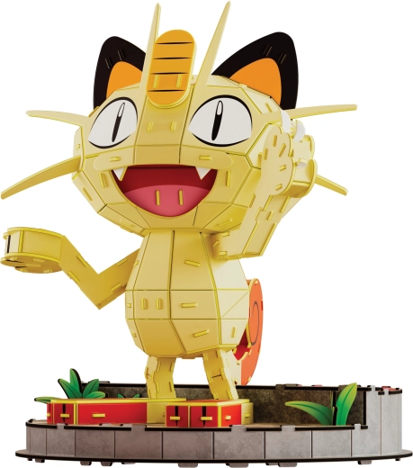 Detailreiches Meowth-Modell