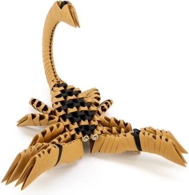 Detailreicher Skorpion mit markanter Segmentierung
