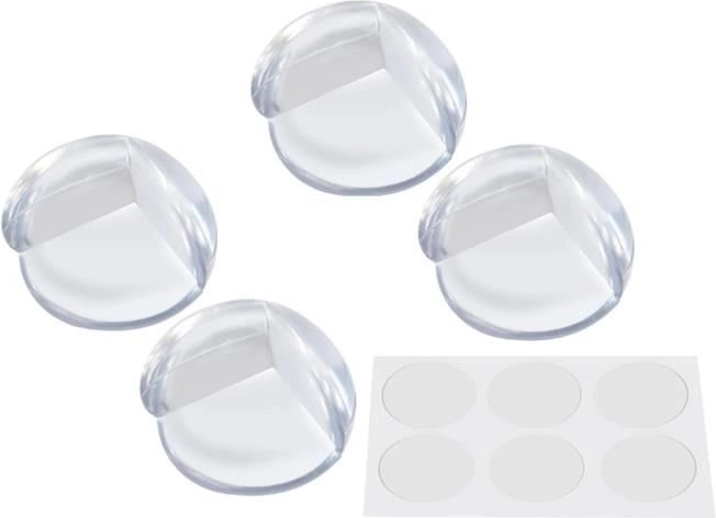Silikon-Eckenschützer für Möbel – 4 Stk., transparent