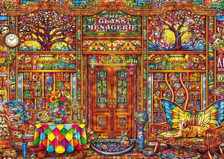 Puzzle Gläserner Zooladen 1000 Teile SCHMIDT