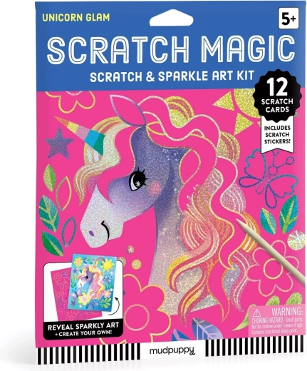 Mudpuppy Kreatives Kratzset Einhorn
