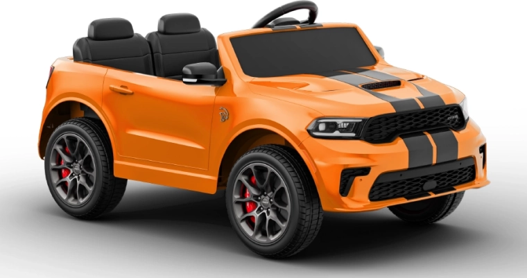 Elektrisches Kinderauto Dodge Durango orange