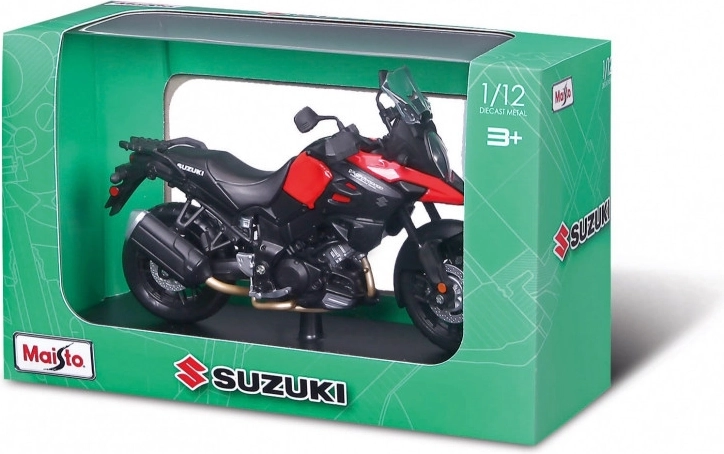 Maisto Motorrad Suzuki V-Strom mit Ständer 1:12