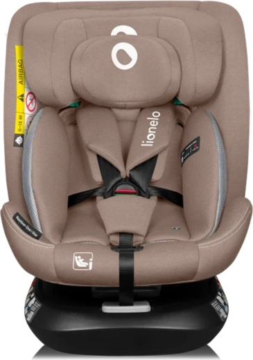 Lionelo Bastiaan One i-Size drehbarer Kindersitz 40–150 cm, Beige Sand