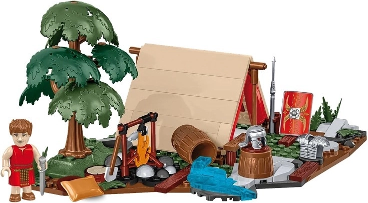 Modulare Erweiterung zum vollständigen römischen Lager