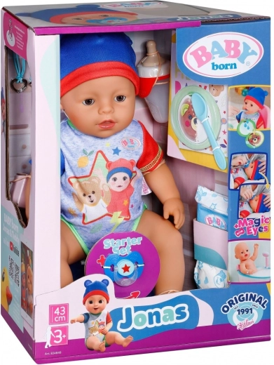 BABY born Puppe Jonas mit 10 Funktionen und Zubehör