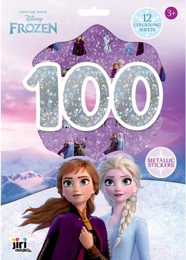 Disney Die Eiskönigin – Set mit Metallic-Stickern und Ausmalbildern (100+ Stk.)