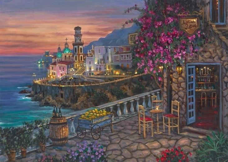 Puzzle SCHMIDT Abend in Atrani 1000 Teile