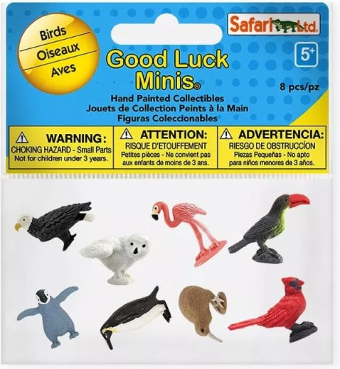 Safari Ltd. Mini-Vogelfiguren Good Luck Minis Funpack