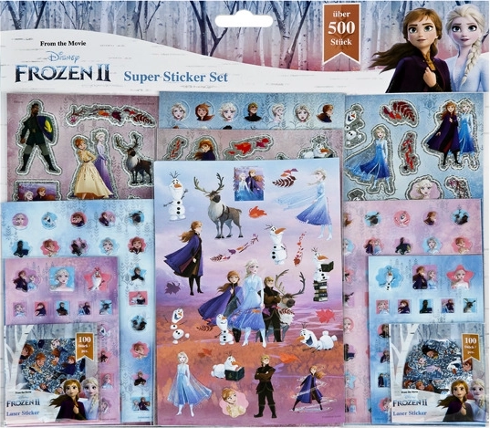 Aufkleber-Set 500 Stk. Die Eiskönigin 2