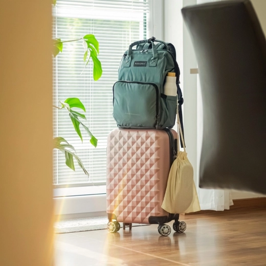 Für Kinderwagen und Reisen – bequem zu tragen