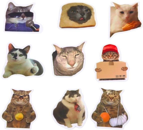 Leichtes Aufkleben und kräftige Farben