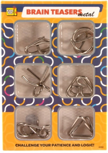 Satz von Metallpuzzles