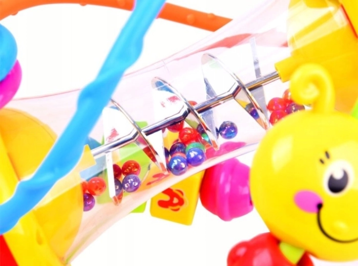 Sanftes Rasseln und visuelle Stimulation