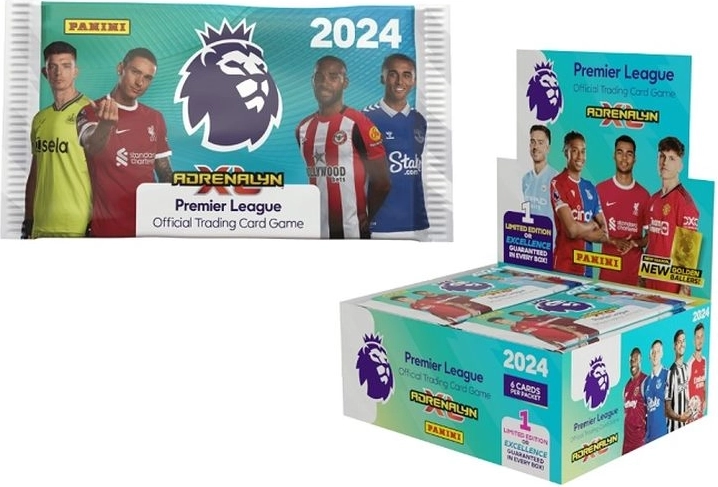 Panini Premier League 2024 Adrenalyn XL Sammelkarten – 36 Tütchen