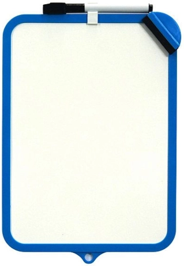 Beidseitige abwischbare Tafel CONCORDE 19 × 29 cm blau