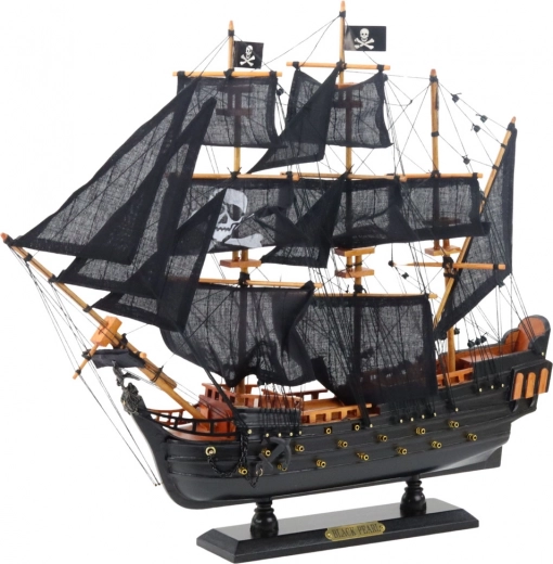 Dekorationsmodell Schiff Schwarze Perle 49x43cm