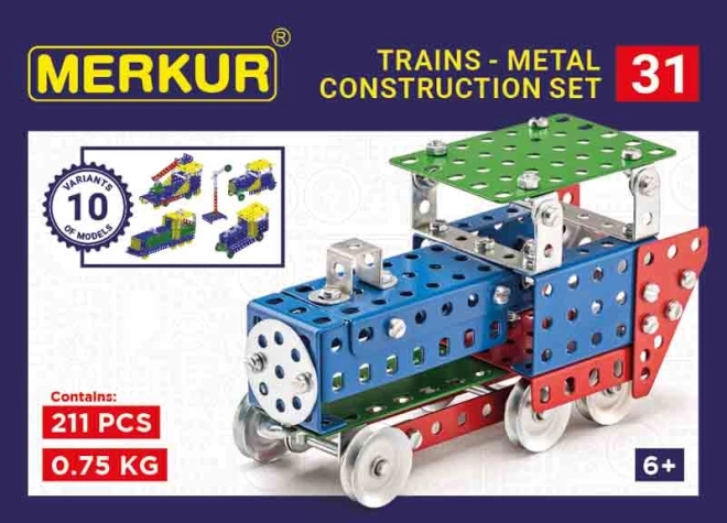 Merkur Eisenbahnmodelle Metallbaukasten 220 Teile
