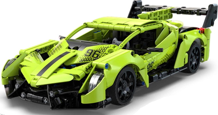 416 Teile und detailreiches Sportdesign